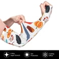 thumbnail image 3 of Goofa Autumn Pumpkins Fall Leaves Pattern UV Sun Protection Arm Sleeves, UPF 50 Sports Cooling Arm Compression Sleeves for Men Women Teenager, 3 of 8