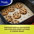 thumbnail image 2 of Reynolds Kitchens Air Fryer Liners 9" Unbleached Parchment, 50 Sheets, 2 of 9