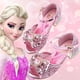 thumbnail image 2 of Sandalias de Disney para niñas, zapatos de princesa Elsa Frozen 2, zapatos de cristal para niñas pequeñas, zapatos de tacón alto para niños, zapatos de princesa para pasarela, plantilla de 17,9 CM Gao Jinjia LED, 2 of 2
