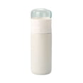 thumbnail image 1 of Bewildely Tapa para taza de acero inoxidable con función fácil de limpiar Tapa para botella de acero inoxidable con apertura de boca ancha Teteras blanco, 1 of 6