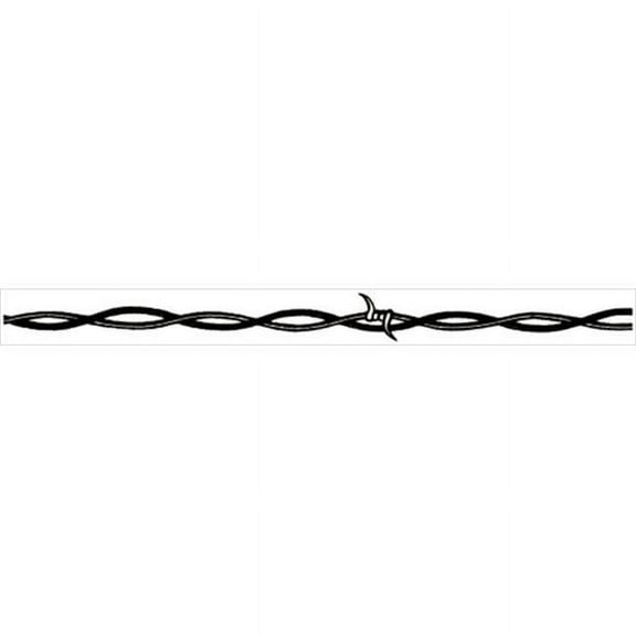 Trimbrite R65153 Rebel Gear Barbwire Black- 0.5 in. Width- 36 ft. Roll- Vinyl Graphic