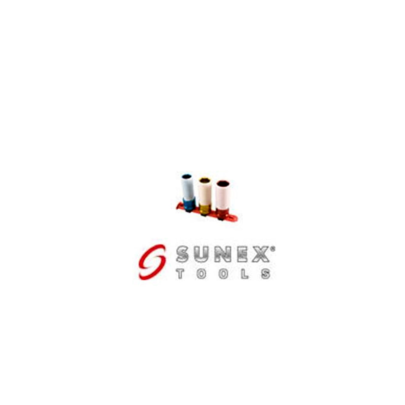 Sunex 2842 3-Piece 1/2" Drive Metric Wheel Protector Impact Socket Set