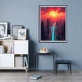 thumbnail image 7 of Diamond Art Kit for Adults, Futuristic Cityscape Sunset Glow Diamond Painting for Adults Beginners, DIY Diamond Art Painting Kits, 5D Diamond Painting Crafts for Home Decor 12x16 Frameless, 7 of 7