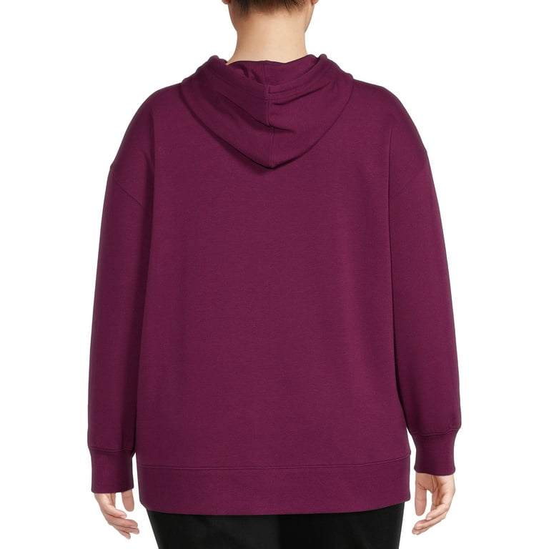 Terra & Sky Women's Plus Size Zip-Front Hoodie - Walmart.com