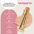thumbnail image 4 of Mini base de maquillaje de cobertura total Dermacol, 13 ml, SPF30, 207, 4 of 8