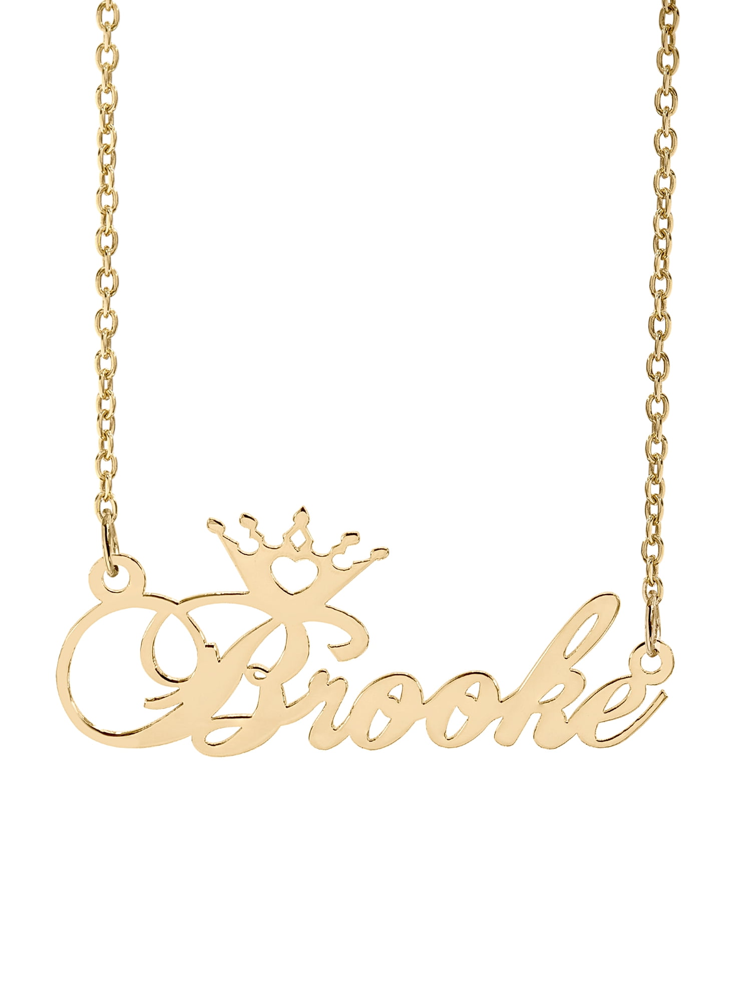 Personalized Crown Name Necklace