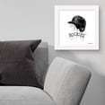thumbnail image 2 of Gallery Pops MLB Colorado Rockies - Drip Helmet Wall Art, White Framed Version, 12" x 12", 2 of 5