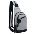 thumbnail image 2 of Stylago Womens Sling Backpack with Convertible Strap Mens Travel Crossbody Bags Multiple Compartments Hiking Chest Bag for Sports Grey, 2 of 6