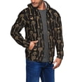 thumbnail image 3 of Zip Up Hoodies for Men - Keys Long Sleeve Comfrt Men'S Fashion Hoodies & Sweatshirts, Jackets for Men Hoodies Pullover Clothing Clothes with Pouch, 3 of 5