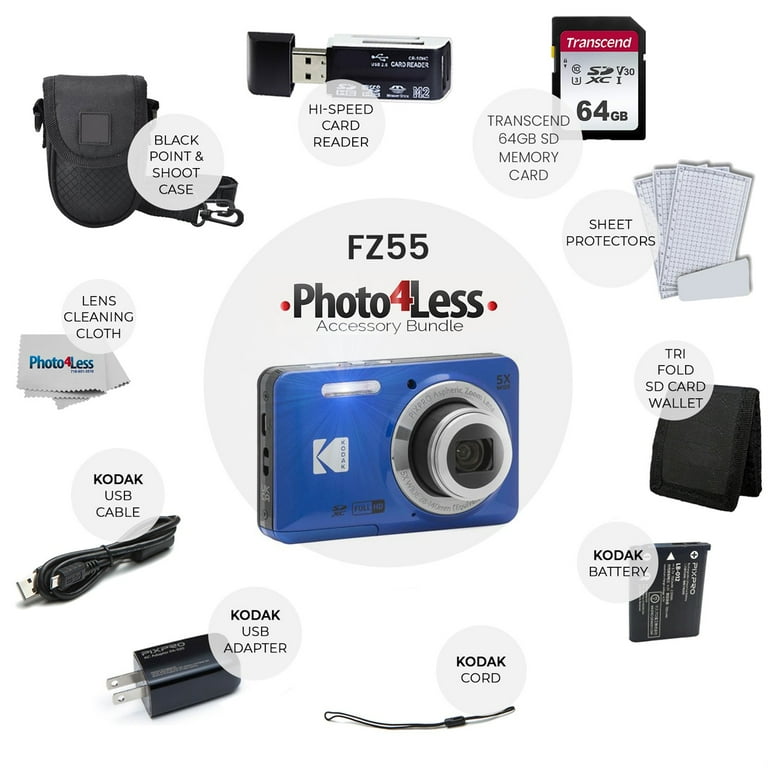 Kodak PIXPRO FZ55 Easy Compact Point Shoot Digital Camera Kodak PIXPRO FZ55 Easy Compact Point Shoot Digital Camera