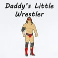 thumbnail image 2 of CafePress - Daddys Little Wrestler Body Suit - Baby Light Bodysuit, Size Newborn - 24 Months, 2 of 4
