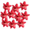thumbnail image 1 of 2x 10 Unids Cabeza de Flor de La de Seda para El Banquete de Boda de Bricolaje Nupcial Accesorios para El Cabello 9 Cm Sunnimix Cabeza de flor de seda de orquídea, 1 of 8