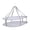 🍒 white_New#3585, variant on Hanging Clothes Drying Basket Mesh Rack 3 Tier White – Foldable Windproof Laundry Drying Net for Sweaters Knitwear Socks Balcony Storage 30.7 x 24 in