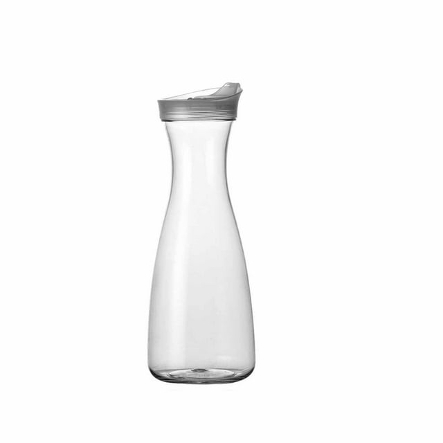 Bouteille d'Uice Acrylique Transparente Bouteille de Jus Pichet d'Eau Transparent Bouteille de Jus Pichet d'Eau Pichet de Jus Chaud Froid Bouteilles Réutilisables