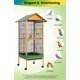 thumbnail image 2 of Yeshouse Jaula para pájaros de 64" con centro de juegos, ruedas bloqueables, aro giratorio y bandeja extraíble, gimnasio con perchas y escaleras para loros, guacamayos y periquitos, 2 of 8