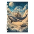 thumbnail image 7 of FORMRS 1-Subject Spiral Notebook 8" x 5" College Ruled 60 Refillable Sheet, 2 Pack, Floating Whale, 7 of 7