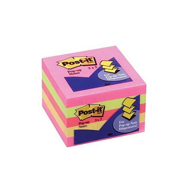 POSTIT (2 PK) POPUP NEON NOTES 3X3 33015ANBN Walmart Canada
