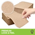 thumbnail image 3 of Servilletas desechables Stock Your Home, 1000 unidades, 1 capa, color marrón, 3 of 7