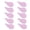 Pink, variant on 10pcs Angel Wing Shape Appliques Hair Clip Keychains Gloves Clothes Sewing Hand Materials Keychain Doll Patches