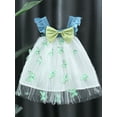thumbnail image 2 of Coduop Toddler Baby Girls Tulle Dress Sleeveless Bowknot Butterfly Birthday Party Tutu A-line Dress, 2 of 2