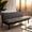 Gray, variant on BSHTI 64.6” Twin Size Futon Sofa Bed,PU Upholstery,Manufactured Wood Frame,Futon Convertible Sofa,Perfect for Small Spaces(Black)