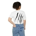 thumbnail image 4 of Effete Feline Claw Marks Scratch Unisex Pocket T-shirt, 4 of 9