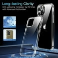 thumbnail image 2 of IBAOLE Crystal Clear Designed for iPhone 12 Pro Max Case, [Not Yellowing] [Military Grade Drop Tested] Shockproof Protective Phone Case Slim Thin Cover 5G 6.7 inch 2020, ClearCrystal Clear, 2 of 9