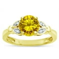 thumbnail image 2 of Star K � Round 7mm Genuine Citrine Marquee Design Promise Engagement Ring, 2 of 9