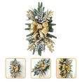 thumbnail image 2 of SNNROO Christmas Staircase Bow Pendant Teardrop Swag Stair Railing Decorative Swag, 2 of 10