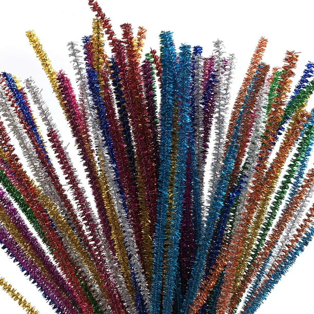 Uxcell 30cm/12 inch Pipe Cleaners Chenille Stems for DIY Art