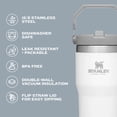thumbnail image 3 of Vaso Stanley IceFlow Flip Straw 590 ml, acero inoxidable, color lila, 3 of 6