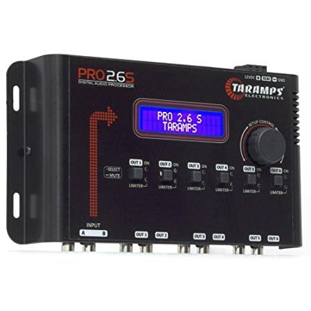 Taramps PRO26S Car Digital Audio Processor with DSP 2 Inputs & 6 Independent