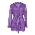 thumbnail image 6 of SuDongPo Long Sleeve Bodysuit for Women Mesh Bodysuit Top Sheer Cutout Waist Leotards, 6 of 6