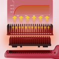 thumbnail image 3 of Ganfancp Moldeador de Pelo Portátil 2 En 1 Consigue Rizos o Cabello Liso Sin Dañarlo Sin Esfuerzo para Estudiantes y Profesionales de Belleza Ocupados Ofertas Del Día Liquidación 1X Peine Alisador, 1, 3 of 7