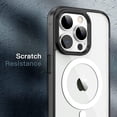 thumbnail image 7 of JETech Magnetic Case for iPhone 14 Pro Max 6.7-Inch Compatible with MagSafe Wireless Charging, Shockproof Phone Bumper Cover, Anti-Scratch Clear Back (Black), 7 of 7