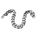 thumbnail image 3 of Unisex Stainless Steel Cuban Link Bracelet, Fashion-Forward Design, Durable & Timeless Accessory, Silver, 3 of 5