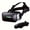 J201+y1, variant on VR Park all-in-one 3D headset for immersive gaming and private movie experiences, lightweight ABS material, comfortable headband with adjustable nose pad, perfect for home theater and recording