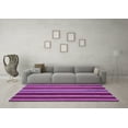 thumbnail image 3 of Ahgly Company Indoor Rectangle Abstract Purple Contemporary Area Rugs, 2' x 5', 3 of 4