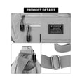 thumbnail image 5 of Deago Crossbody Bags for Women Waterproof Nylon Casual Lightweight Shoulder Messenger Bag Roomy Multi Pocket Travel Purse Handbags (Gray), 5 of 9