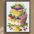 thumbnail image 1 of Pintura de diamante 5D DIY parcial con forma especial, decoración de postres y pasteles, 30x40cm, 1 of 9