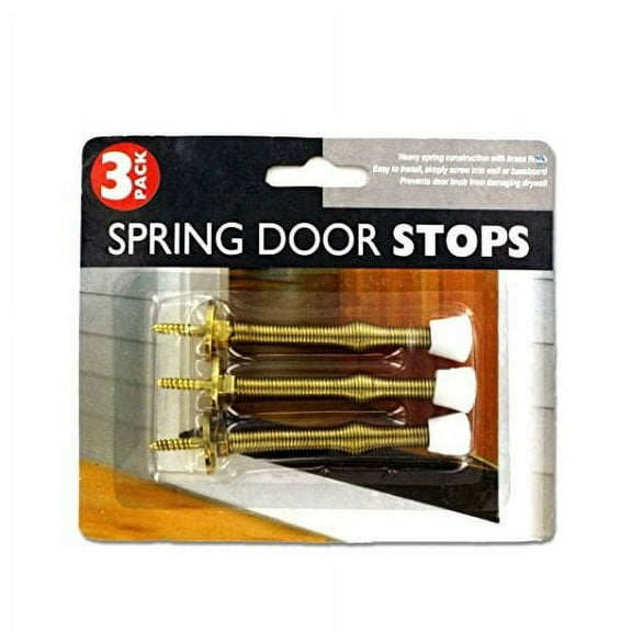3 Inch Spring Doorstops Door Stop Stops Stopper Stoppers 3 Each in Pack