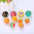 thumbnail image 5 of 10Pcs Pet Cats Kitten Colorful Ball Bite Chew Scratch Funny Playing Toys Teaser,Random Color, 5 of 8