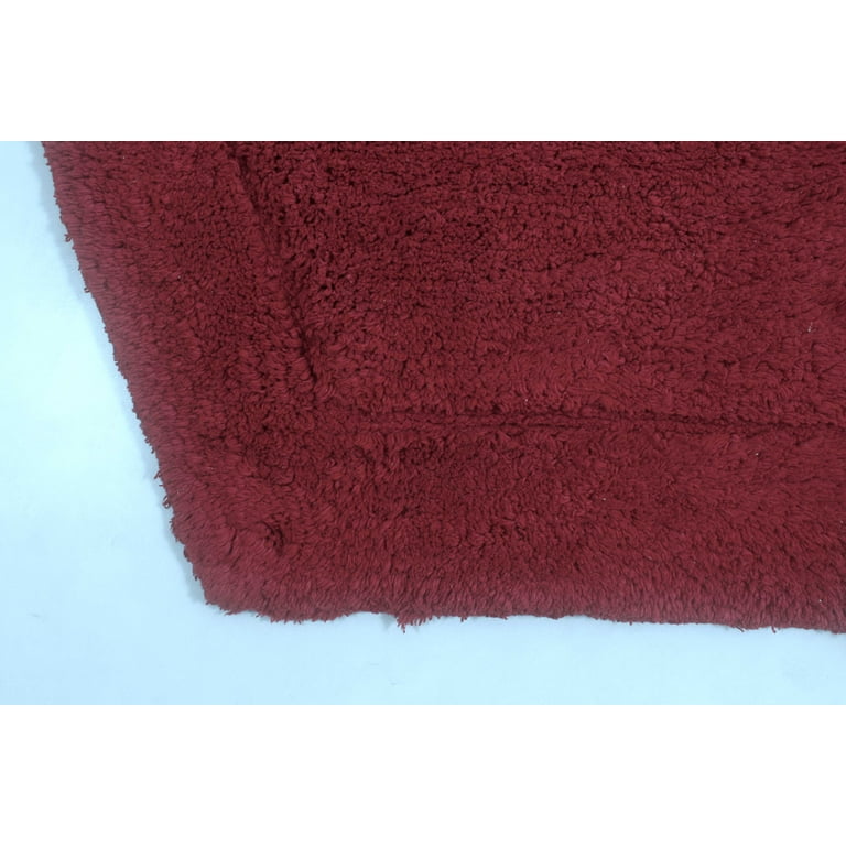 Set of 5 Modesto Collection Red Cotton Tufted Bath Rug Set - Home Weavers