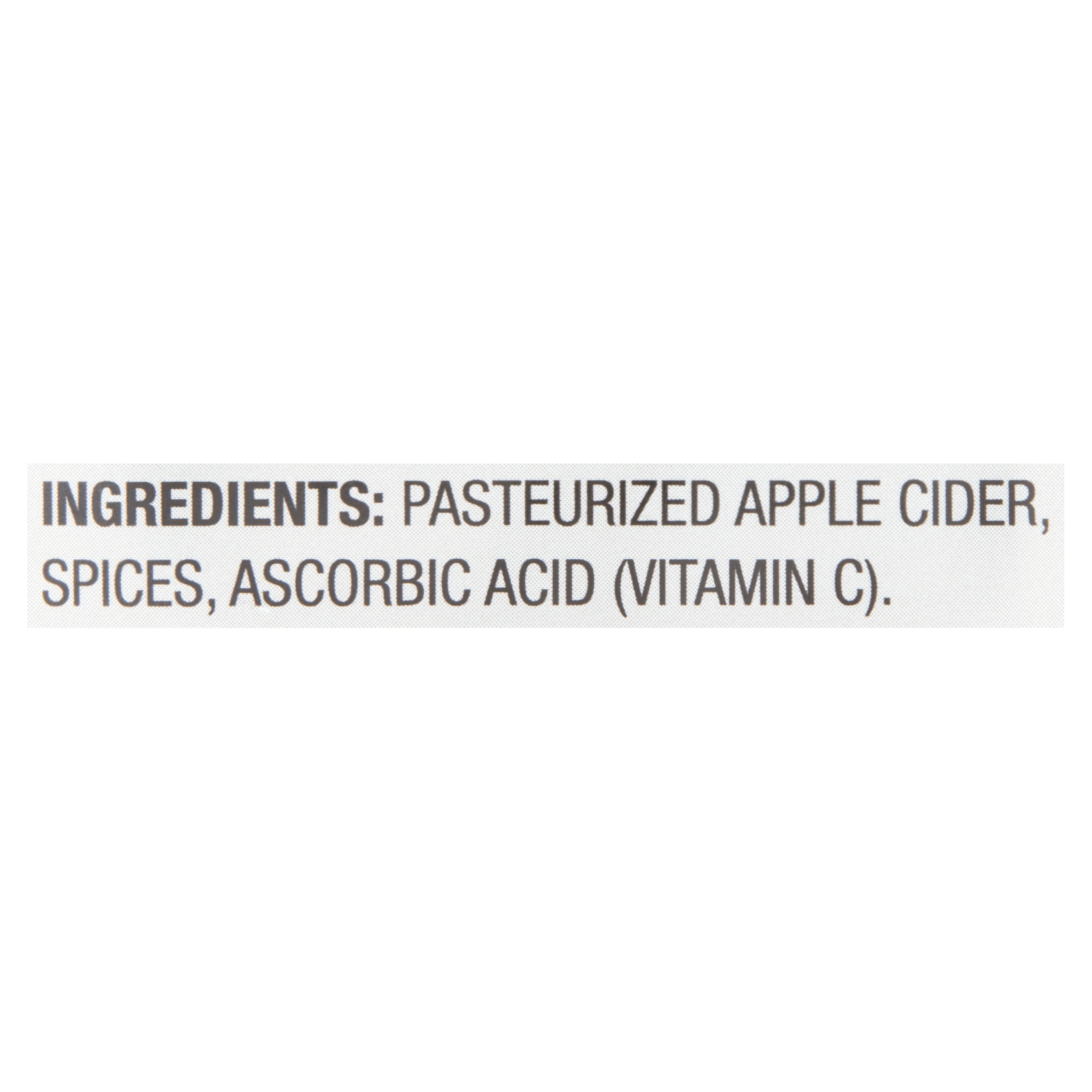 (4 pack) Great Value 100% Fresh-Pressed Spiced Apple Cider, 64 fl oz