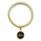 thumbnail image 1 of Usted Rock oro cotizacion handwrite Pulsera de cadena de Joyas oro colgante redondo Unbranded M, 1 of 3