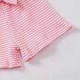 thumbnail image 4 of TOWED22 Toddler Baby Girl 2pcs Lovely Outfits Sleeveless Top and Shorts Sweet Sets Summer Tank Tops Clothing with Pockets Casual Elastic Waist(Pink,2-3 Y), 4 of 6