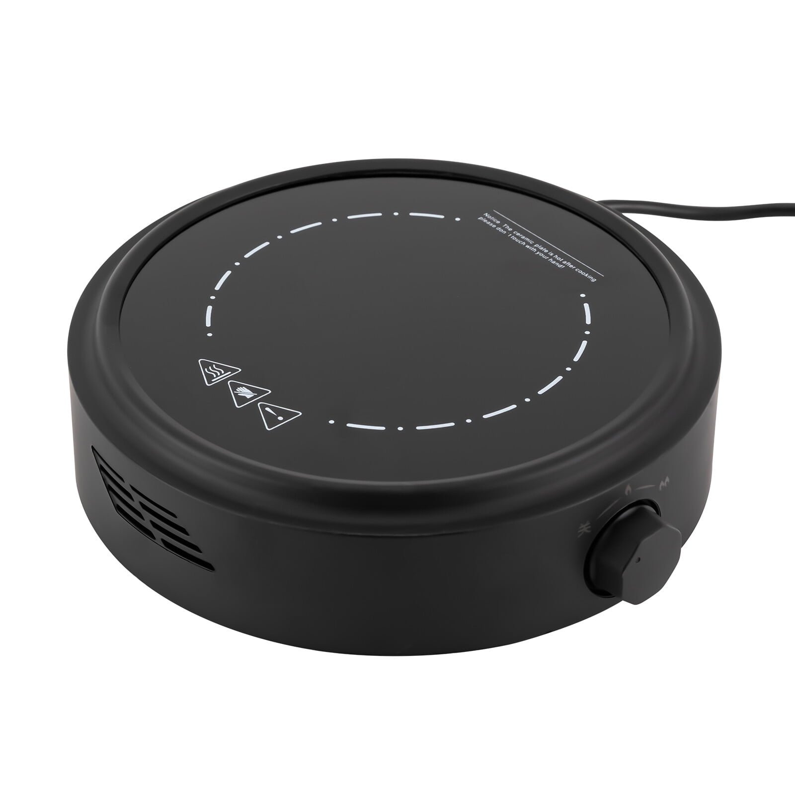 700W Electric Mini Stove with 2 Gears  Single Countertop Burner Stove for Boiling Water, Making Tea and Coffee