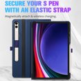 thumbnail image 5 of Fintie Case for Samsung Galaxy Tab S10 Plus 2024/S9 Plus 2023/S8 Plus 2022/S7 FE 2021/S7 Plus 2020 12.4 Inch, Multi-Angle Viewing Protective Cover with Pocket, Auto Sleep/Wake, Navy, 5 of 10