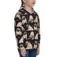 thumbnail image 3 of Picia French Bulldog Pattern Youth Hoodie - Warm Pullover Sweatshirt with Kangaroo Pocket, Ideal for Boys and Girls-Medium, 3 of 6