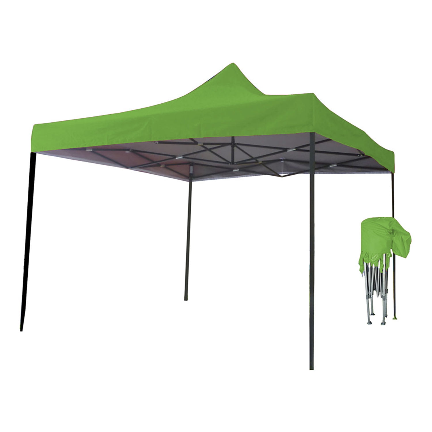 Just Relax Folding Gazebo Canopy Light Green 10x10 Feet